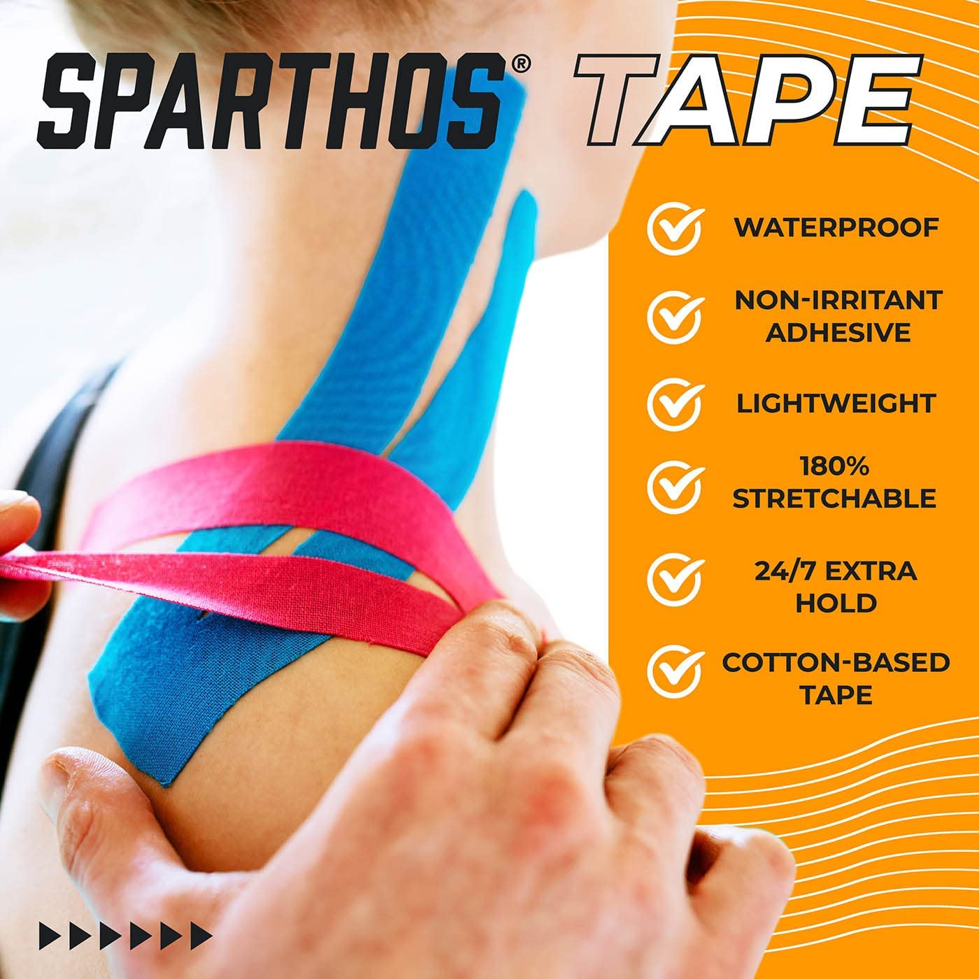 Sparthos Tape Color Bundle - 9 Rolls (Desert Beige, Electric Blue, Midnight Black) | 115 ft. Uncut Per Roll | Heavy Duty Duct Tape for Crafts, DIY Projects, Home Repairs & Office Organization
