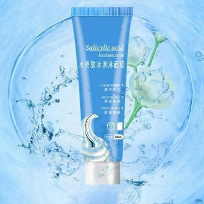 Red Balloons Ultra Cleansing Ice Cream Mask - Acne Treatment & Moisturizing Face Mask for Blackhead Removal (120ml) - Perfect for Oily & Acne-Prone Skin Care Routine