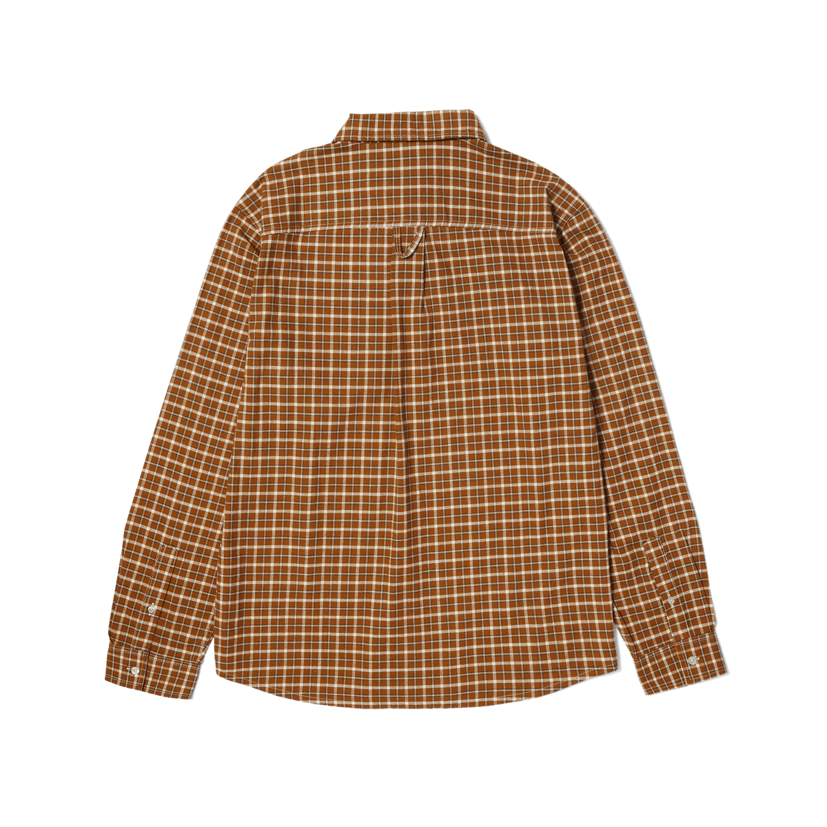 HUF ECHO OXFORD PLAID SHIRT in Russet - Stylish Casual Button-Down for Men | Perfect for Streetwear, Work & Everyday Outfits