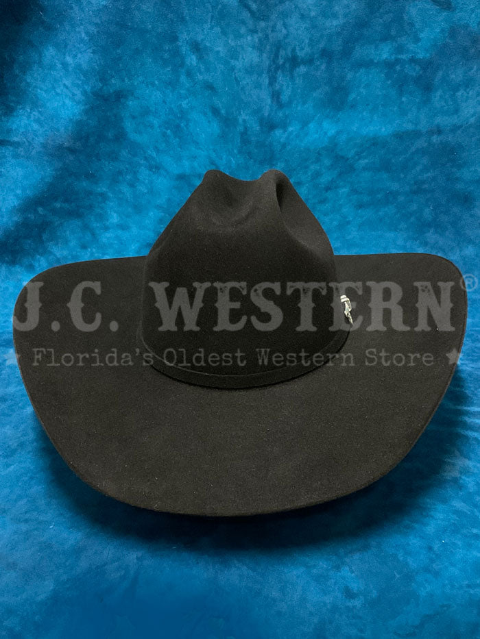 Resistol RFUSTR 724207 USTRC 6X Black Western Cowboy Hat for Men - Perfect for Rodeo, Horseback Riding & Country Style Fashion