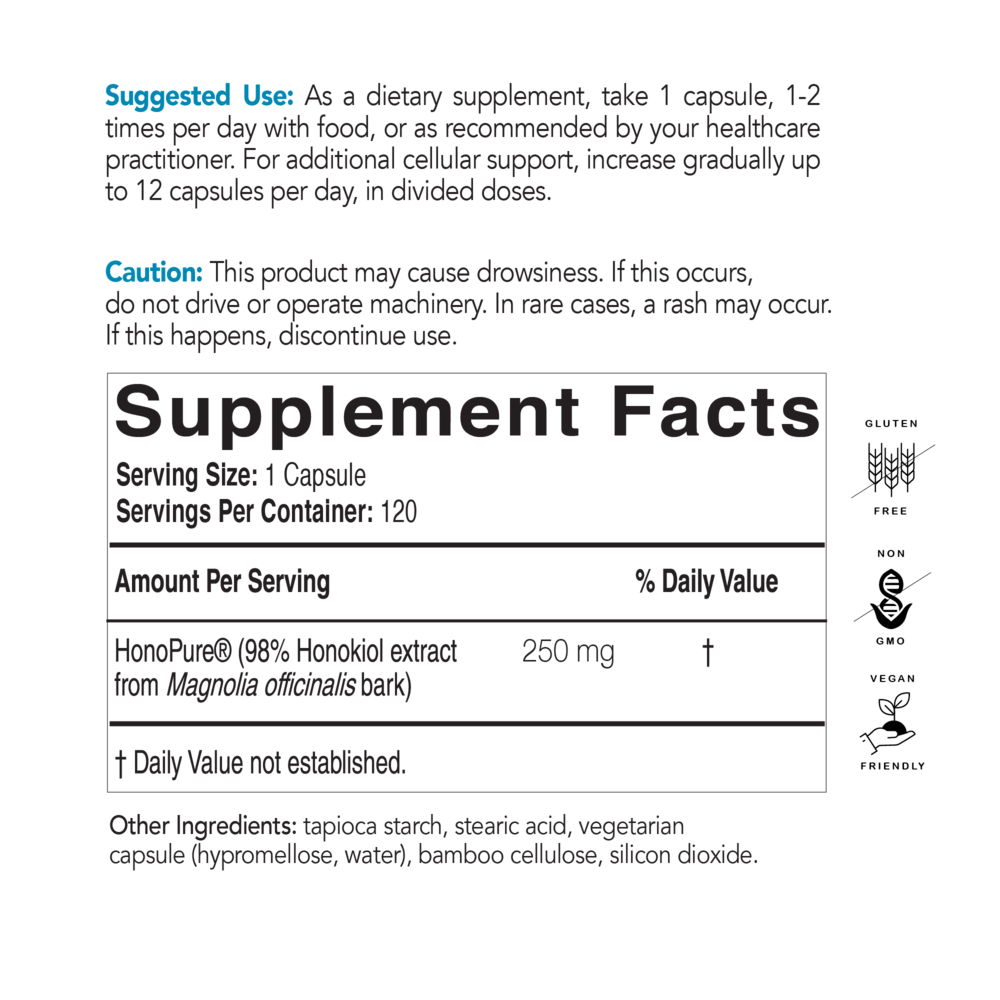 EcoNugenics HonoPure® - 120 Capsules of Premium Japanese Pine Bark Extract for Immune Support & Antioxidant Benefits - Perfect for Daily Wellness & Anti-Aging Routine