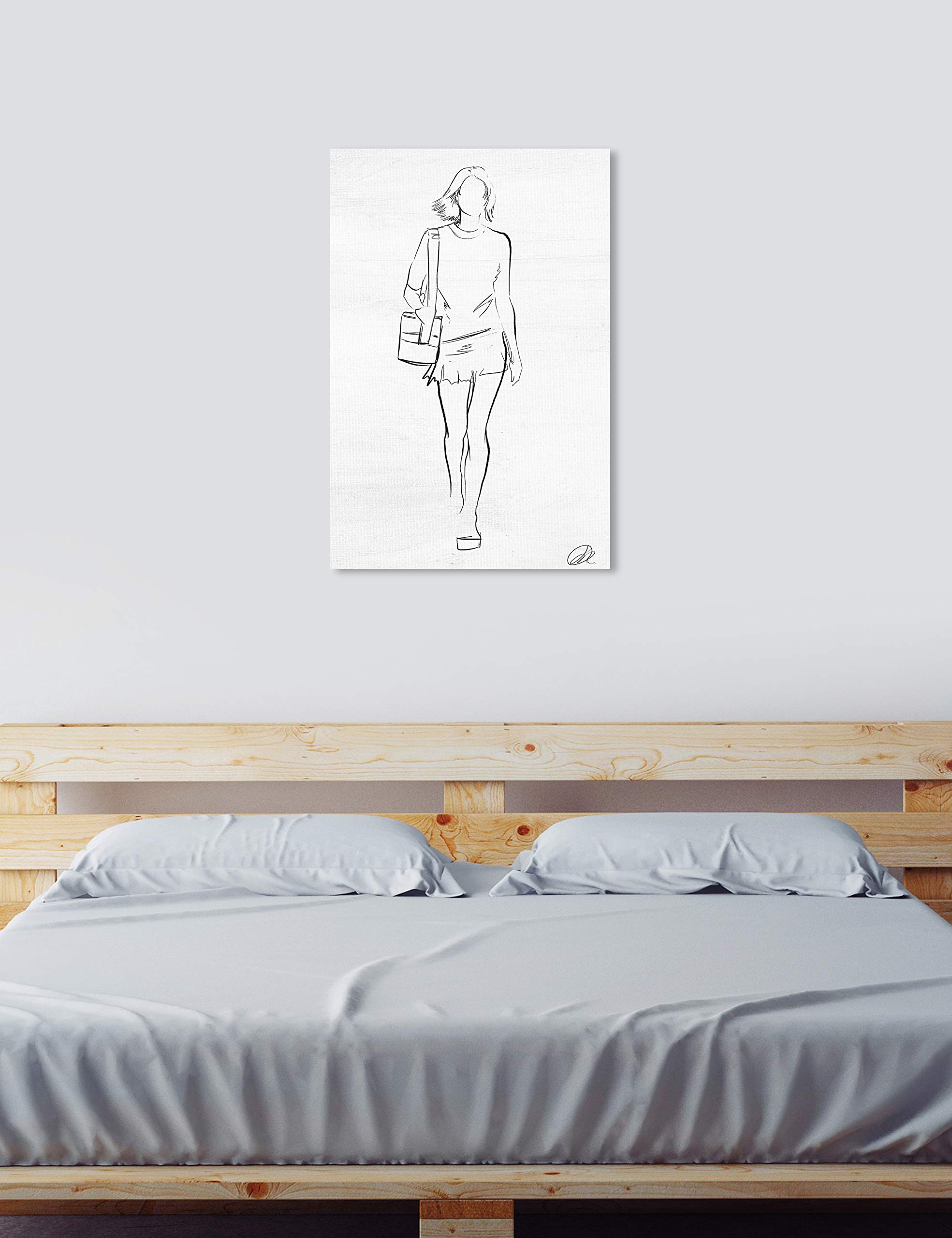 Oliver Gal Artist Co. Fashion & Glam Wall Art Canvas Print - Fashion Sketch II | Modern Home Decor for Living Room, Bedroom & Office