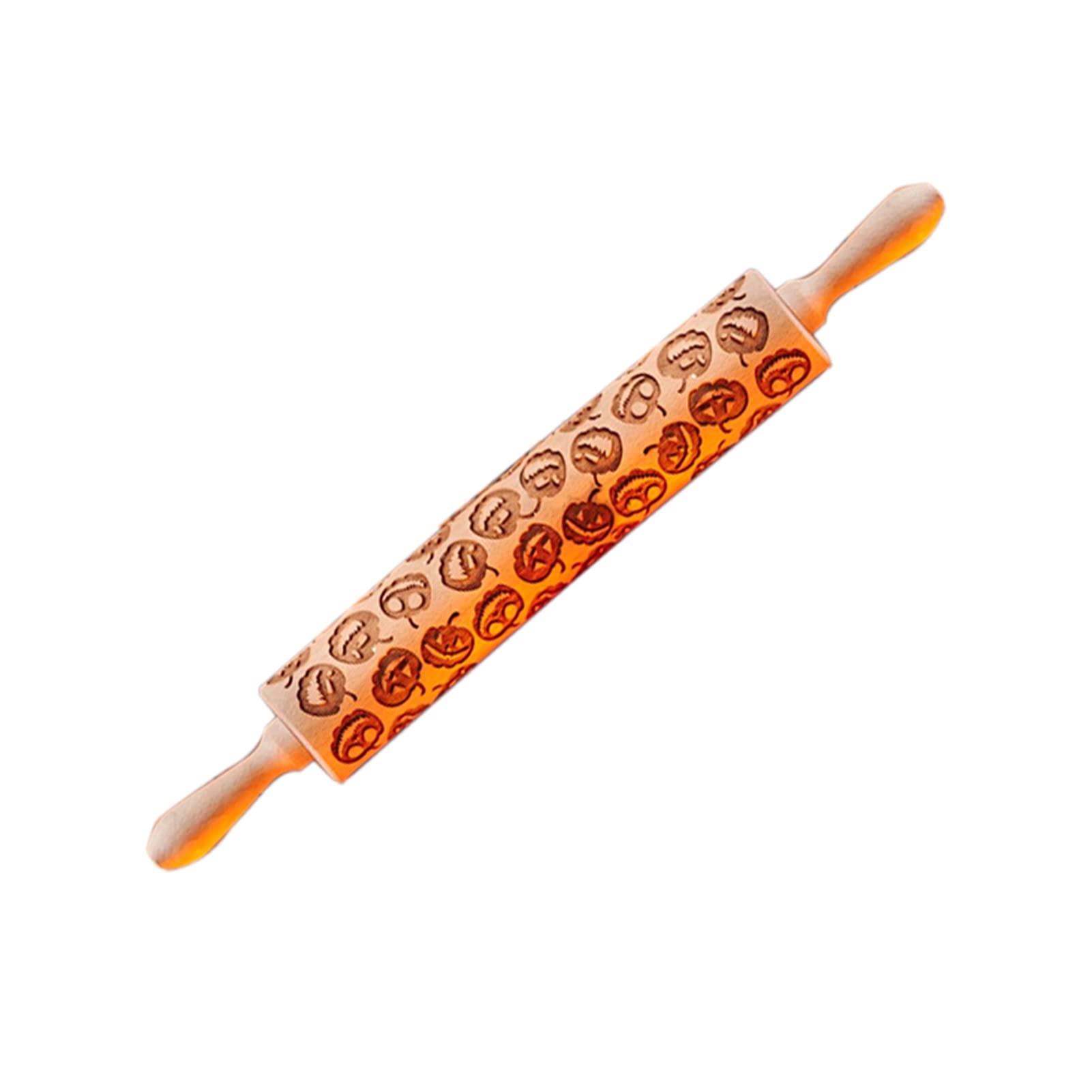 3D Embossing Rolling Pin - Eco-Friendly Wooden Cookie Dough Roller with Moisture-Proof Coating | Perfect for Baking Cookies, Pastries & DIY Crafts in Dorms, Kitchens & Home Baking