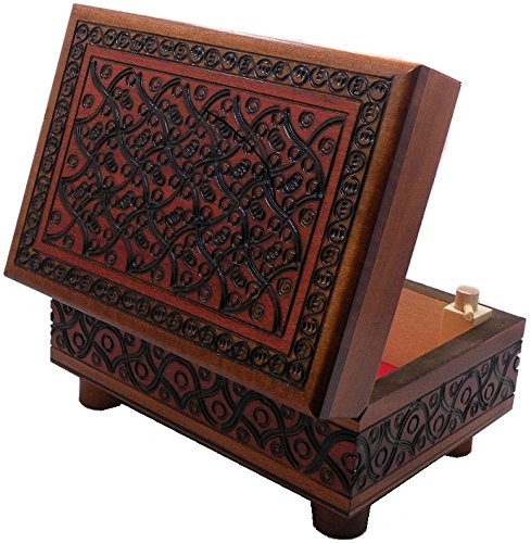 Handcrafted Artistic Wooden Puzzle Box - Unique Secret Storage for Jewelry & Keepsakes - Perfect for Gifts, Home Decor & Brain Teaser Games