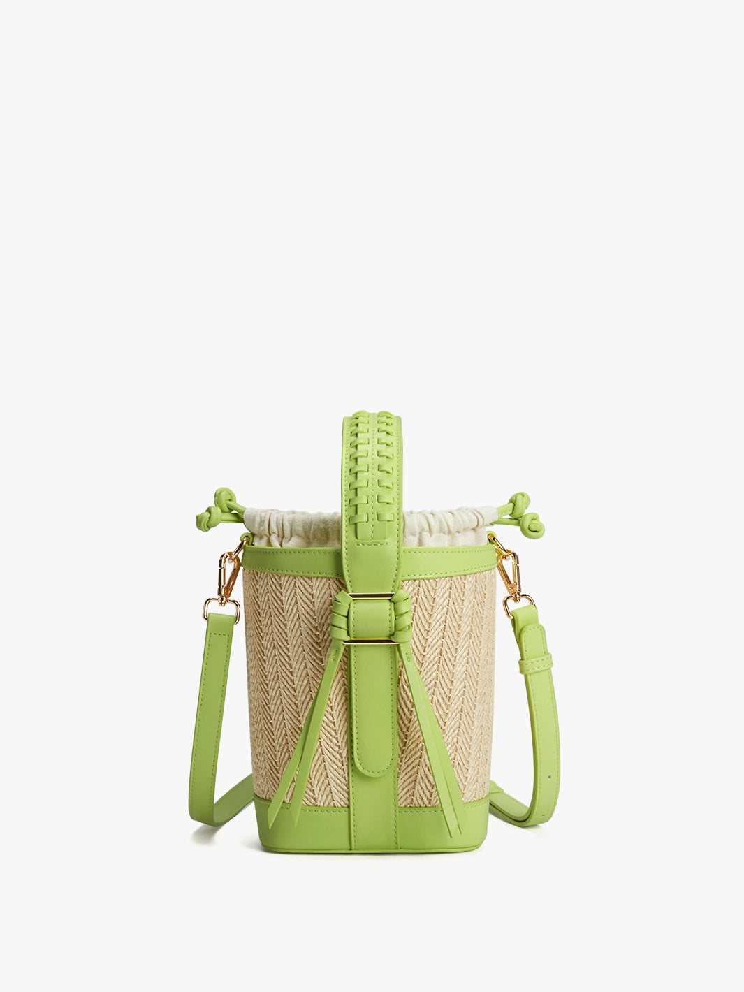 Stylish Marina Raffia Straw Bucket Bag for Women - Summer Beach Tote, Boho Chic Handbag for Travel, Shopping & Outdoor Activities
