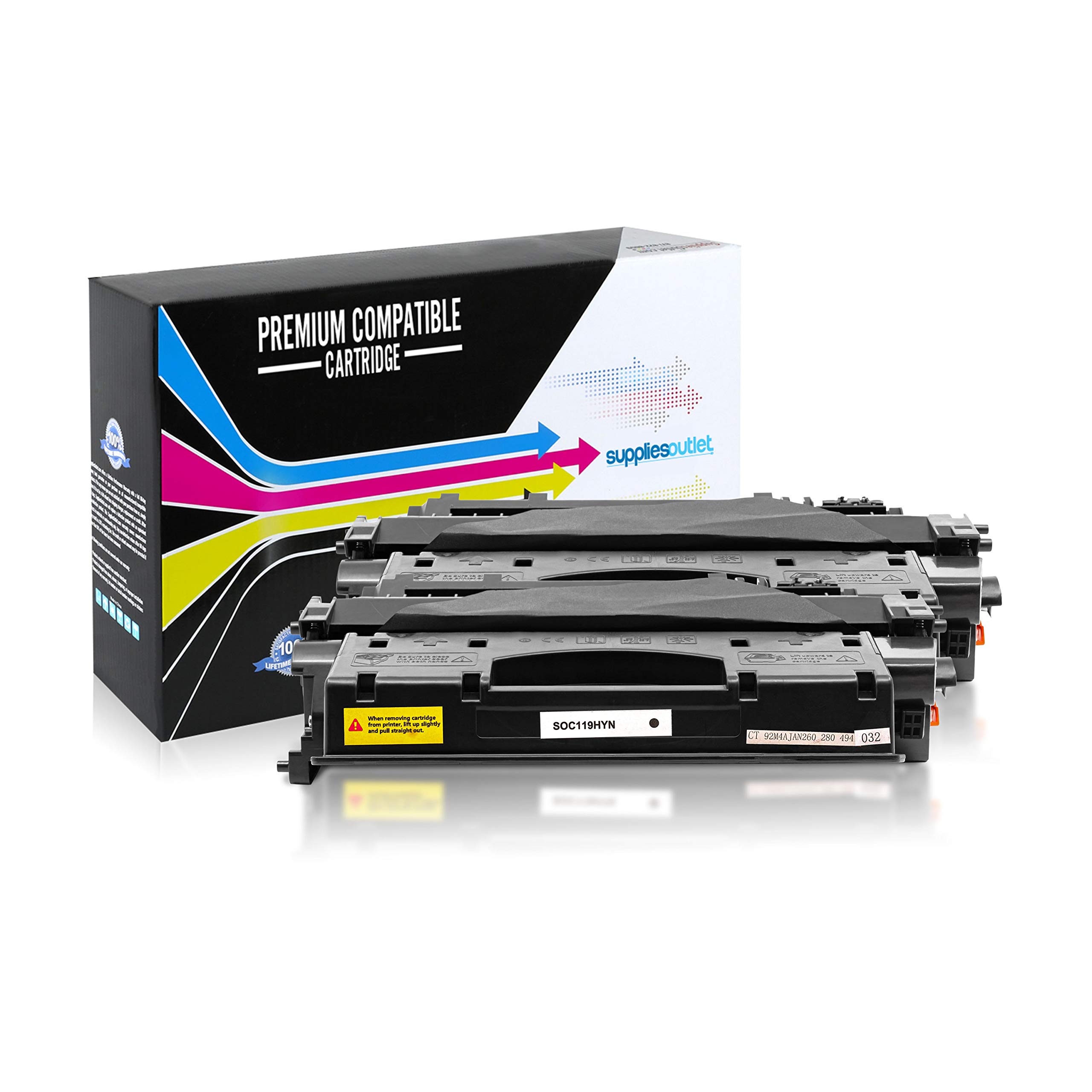Compatible Toner Cartridge Replacement for Canon 119 II / 119 / 3479B001AA / 3480B001AA (Black, 2 Pack) - High Yield Printing for Office & Home Use