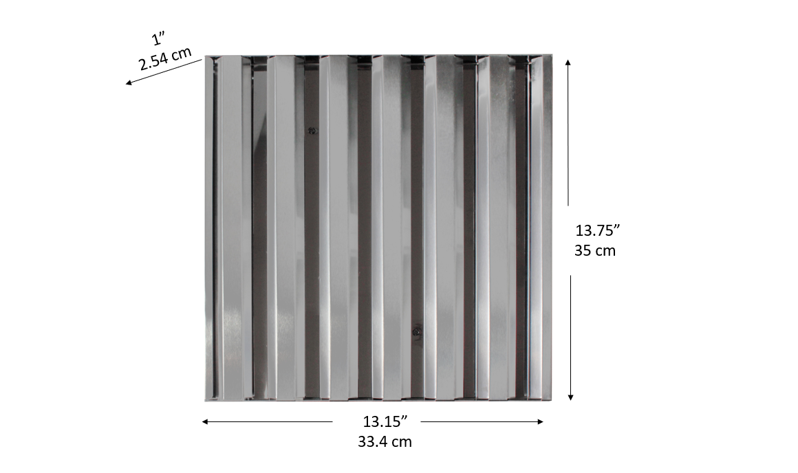Pro Pyramid 30-Inch Range Hood Filter Replacement - High-Quality Stainless Steel Grease Filter for Kitchen Ventilation (Perfect for Cooking, Grilling & Frying)
