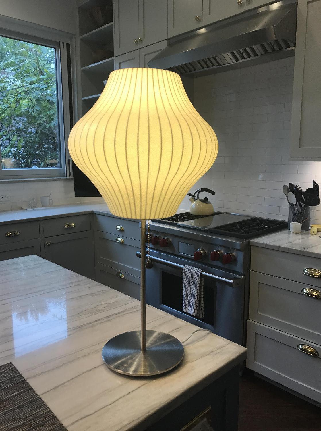 Nelson Table Lamp - Mid Century Modern LED Desk Lamp for Home & Office - Perfect for Living Room, Bedroom, or Study Lighting