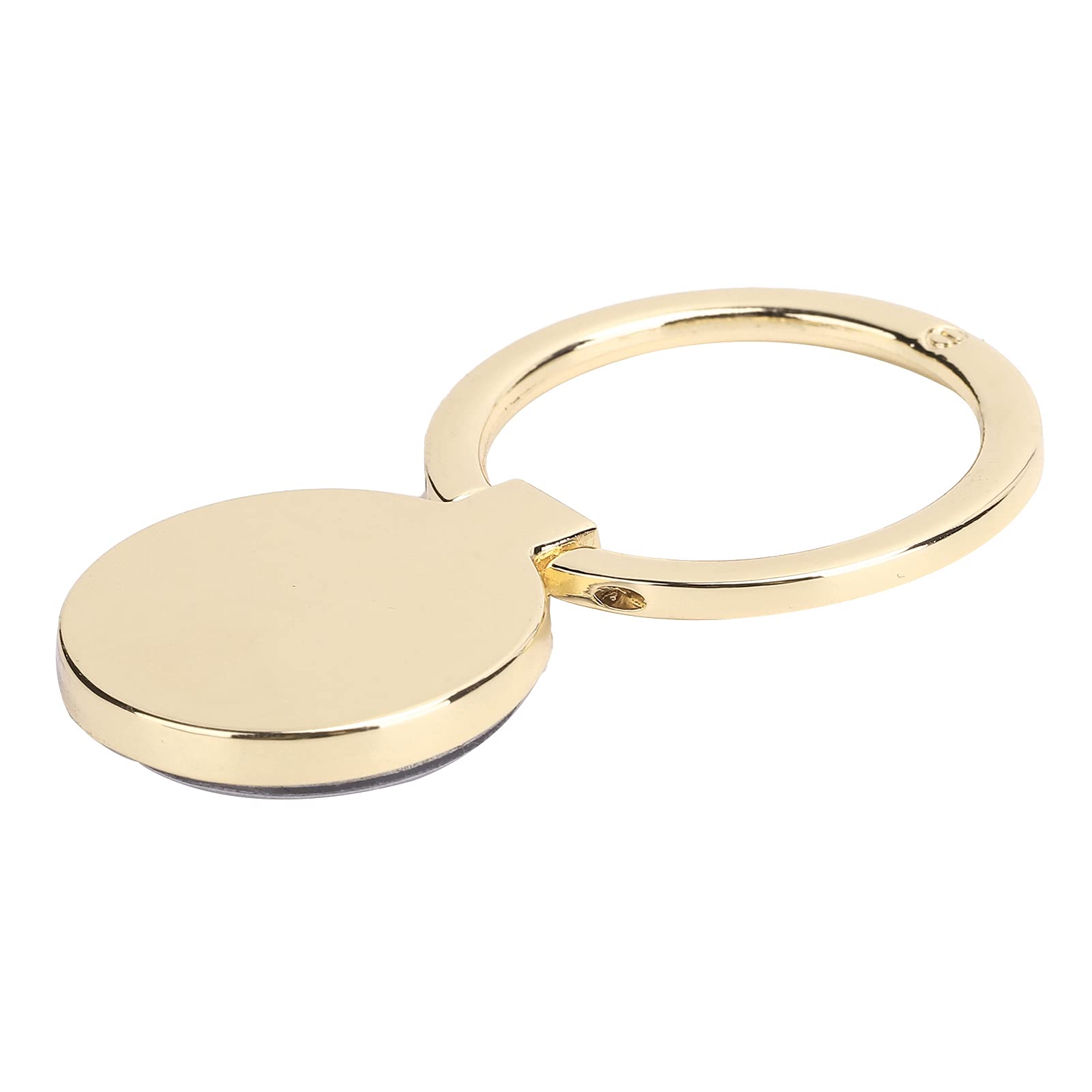 360° Adjustable Magnetic Phone Ring Holder - Gold Metal Finger Grip & Car Mount for iPhone, Samsung & Tablets - Perfect for Driving, Gym & Hands-Free Use