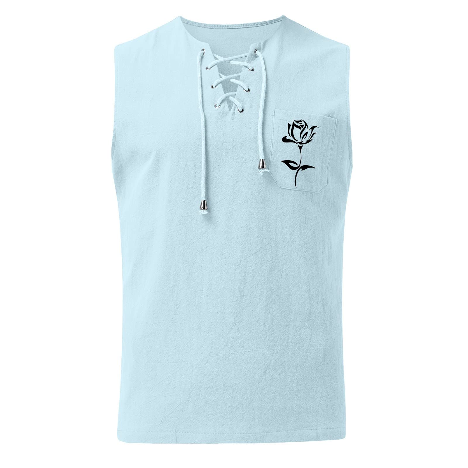 Men's Graphic Tank Tops - Sleeveless Undershirts & Zippered Hoodies for Gym, Summer & Casual Wear | Breathable Workout Shirts for Men