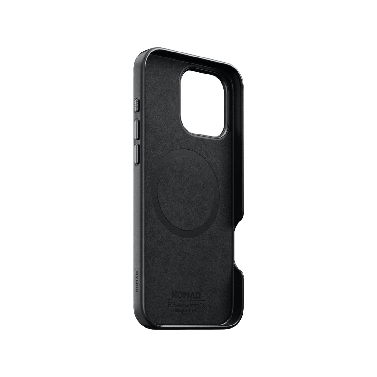 Nomad Premium Horween Leather Case for iPhone 16 Pro Max - Durable & Stylish Protective Cover (Black) - Perfect for Business & Everyday Use