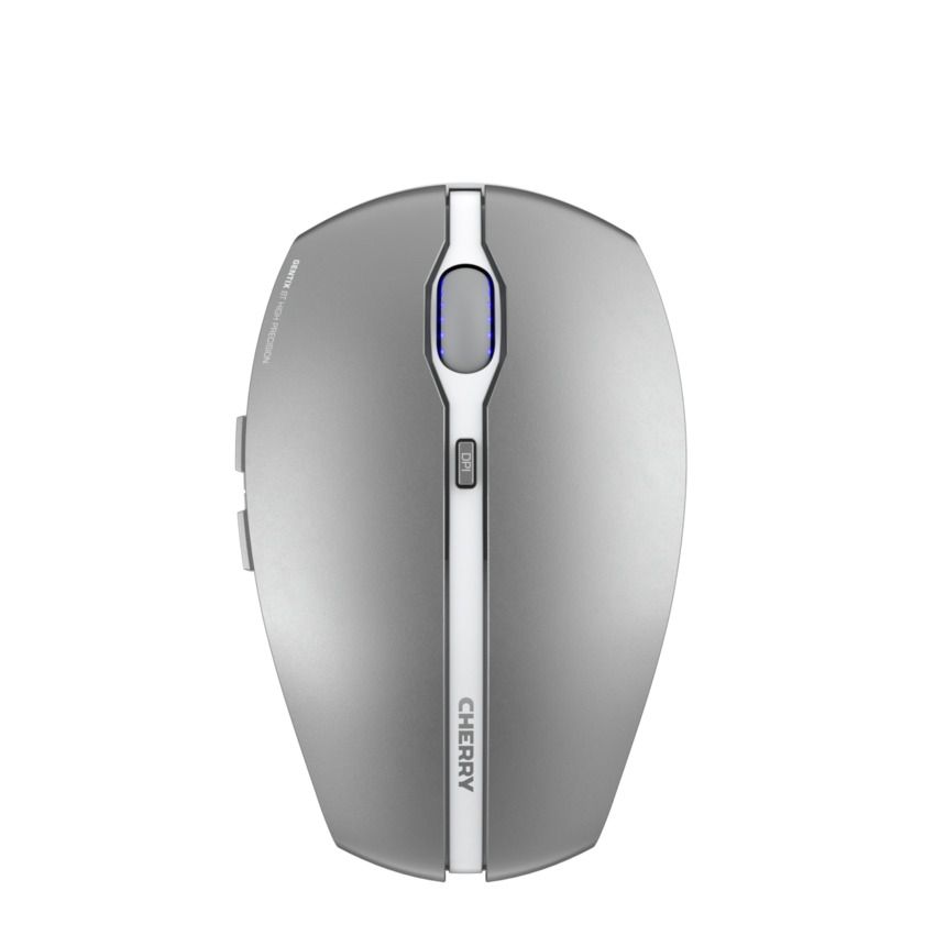 Wireless Bluetooth Mouse CHERRY GENTIX - Ergonomic Silent Click, 1600DPI Adjustable, USB-C Rechargeable for Laptop, PC, MacBook - Perfect for Office, Home, Gaming & Travel Use