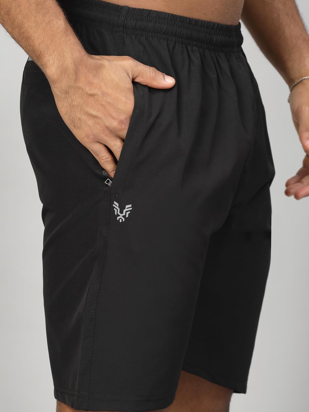 UZARUS Men's Quick Dry Lightweight Athletic Shorts with Zipper Pockets - Perfect for Running, Hiking & Outdoor Sports