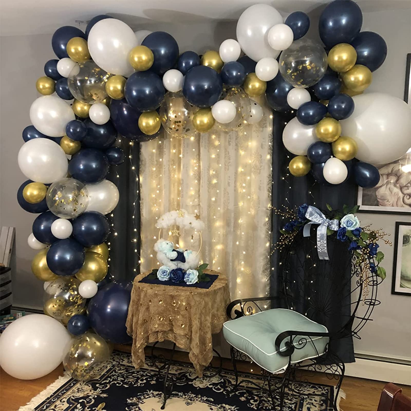 Navy Blue Balloon Arch Kit - 5