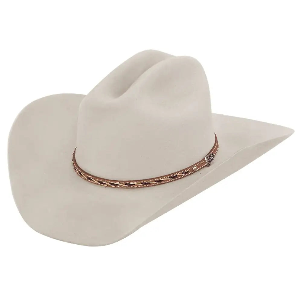 Justin Bonanza (2X) Wool Felt Cowboy Hat for Men - Western Style Rancher Hat for Outdoor Rodeo, Horseback Riding & Country Fashion