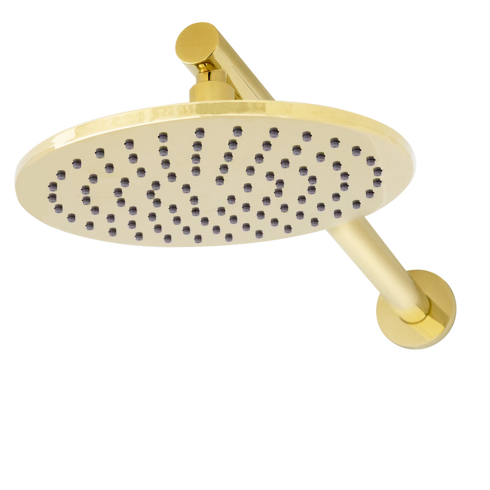 ZLINE El Dorado Rainfall Shower Faucet in Polished Gold - Luxury Bathroom Fixture for Spa-Like Shower Experience | Perfect for Master Bathrooms & Modern Home Decor