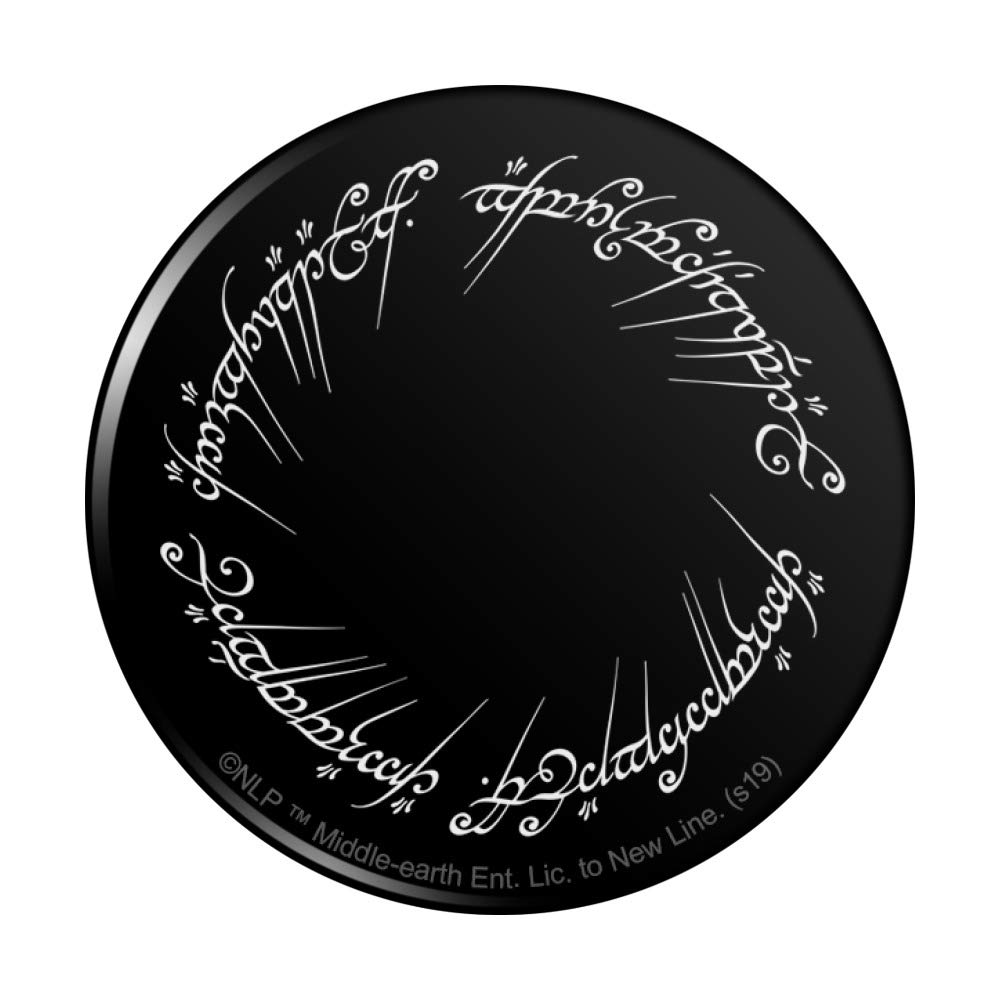 The Lord of the Rings Mordor Script Refrigerator Magnet - Cool Kitchen Decor for Fans, Perfect for Fridge, Lockers & Office Use