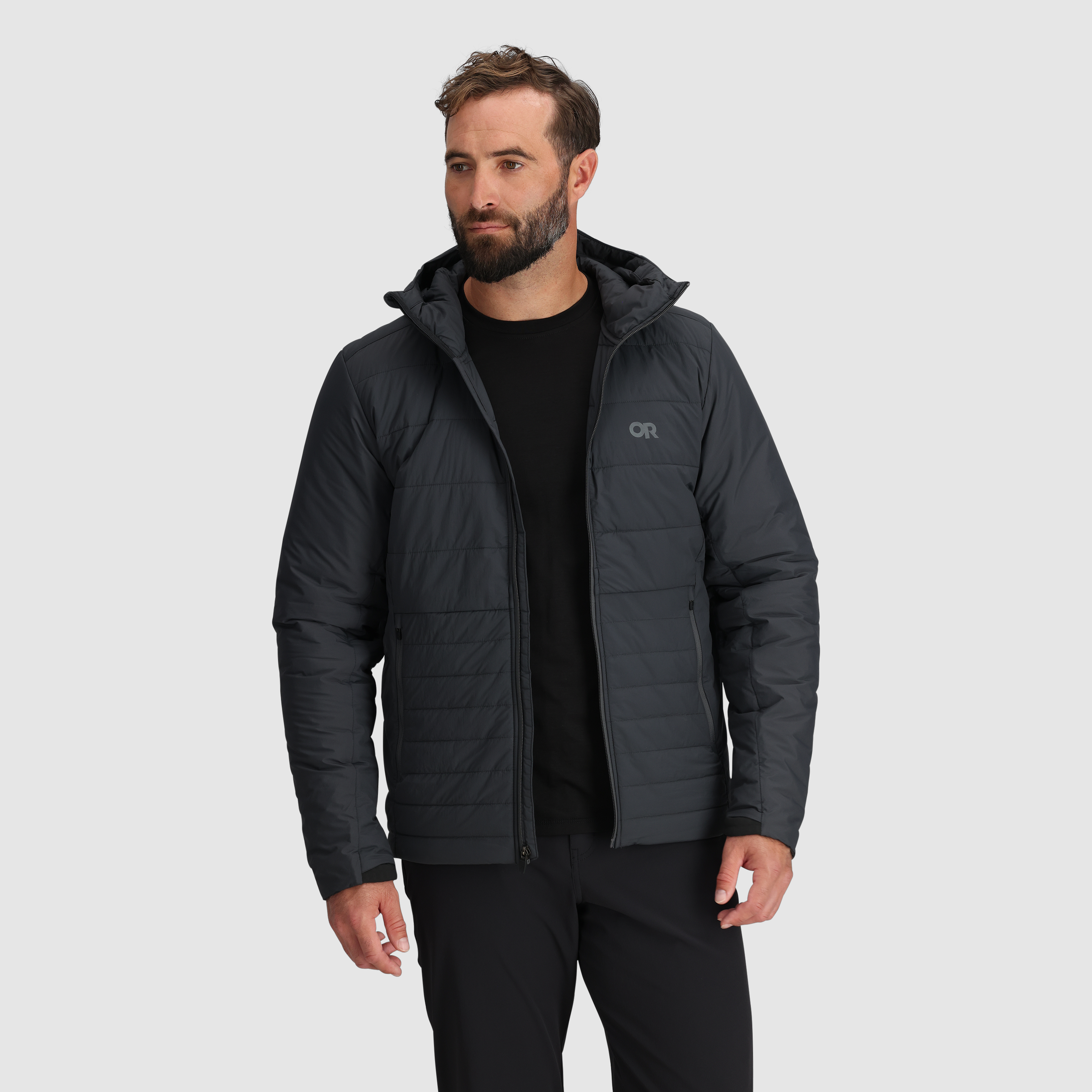 Men's Shadow Insulated Hoodie - Lightweight Winter Jacket for Outdoor Activities | Water-Resistant & Warm Fleece Lining | Perfect for Hiking, Camping & Cold Weather