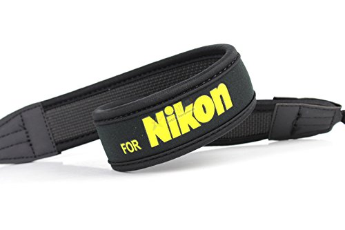 Nikon Camera Strap - Adjustable Shoulder & Neck Strap for DSLR & Compact Cameras | Comfortable & Durable with Nikon Logo | Perfect for Travel, Photography & Outdoor Shooting