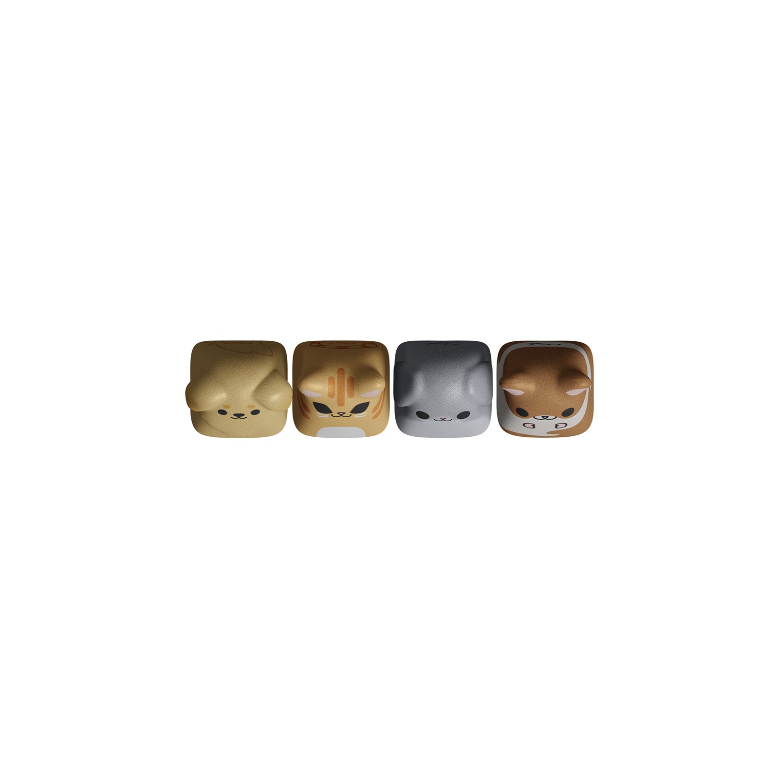 HX3D Custom Keycap Set - Cute Pet Themed Mechanical Keyboard Keycaps for Gaming & Typing - Perfect for PC, Mac, and Laptop Enthusiasts