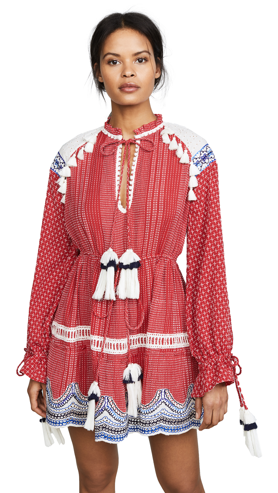 Hemant & Nandita Women's Elegant Long Sleeve Maxi Dress with Floral Print - Perfect for Weddings, Parties & Office Wear