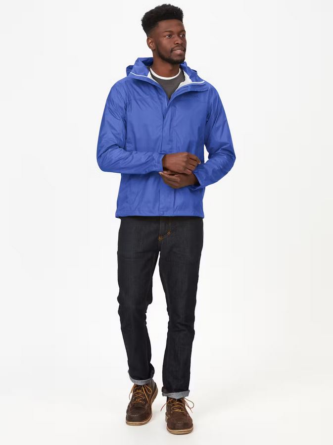Marmot Precip Eco Jacket for Men - Lightweight Waterproof Rain Jacket for Hiking, Camping & Outdoor Adventures