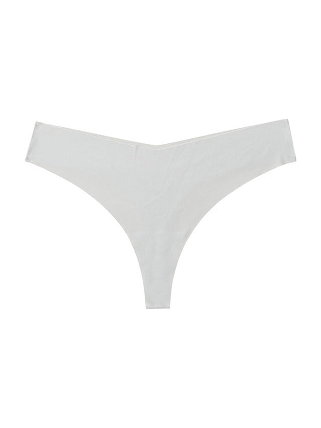 ZASUWA Women's Seamless V-Shape Waisted T-Back Underwear - Sexy Comfortable Lingerie for Everyday Wear & Special Occasions