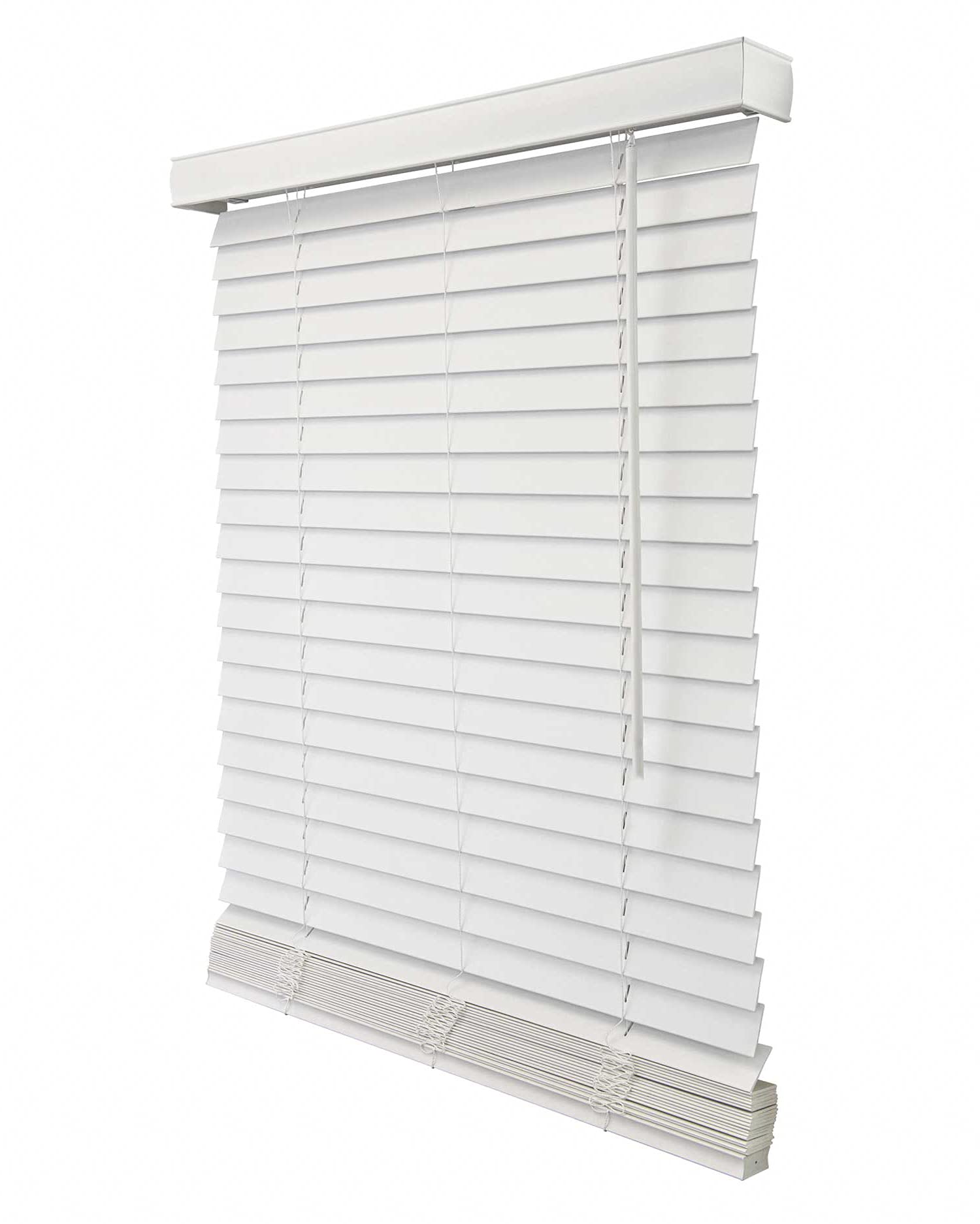 Premium Faux Wood Blinds for Windows - 66.25