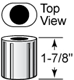 Kason 1245 Hinge Replacement Bushing - New Style Cam with 1 1/4