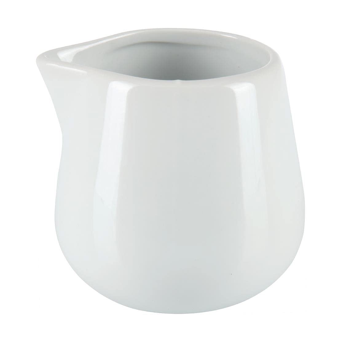 Premium Porcelain Cream and Milk Jugs Set - 12 Piece Whiteware Collection (8oz/228ml Each) - Elegant Tea & Coffee Serving Accessories for Restaurants, Cafes, and Home Entertaining