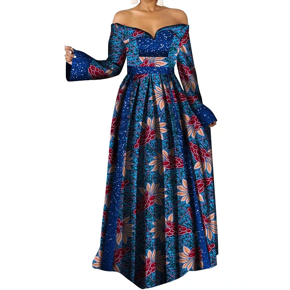 African Patchwork Glitter Strapless Party Dress for Women - Sexy Plus Size Wedding Guest & Evening Gown for Prom, Cocktail, Bridal Shower & Special Occasions