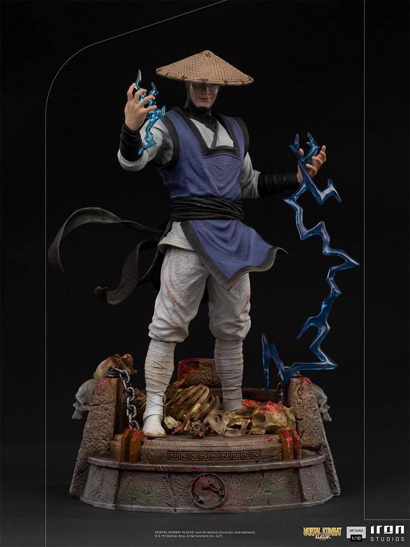 Iron Studios Mortal Kombat Raiden BDS Art Scale Statue 1/10 - Premium Collectible Figure for Gamers & Fans | Perfect for Display, Gaming Room Decor, and Gift for Fighting Game Enthusiasts