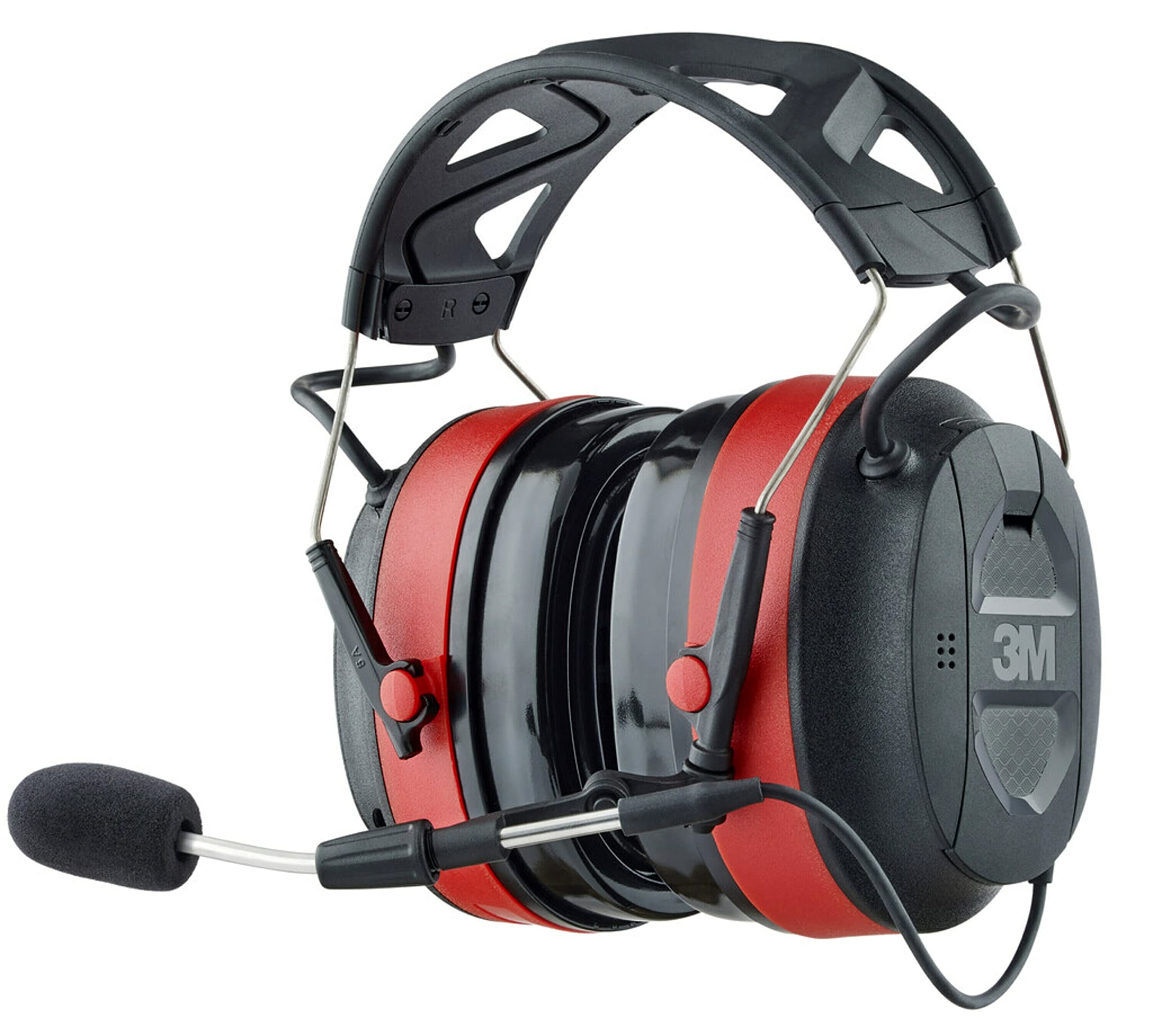 3M Pro-Comms Electronic Hearing Protector with Bluetooth & Noise-Canceling Microphone - NRR 26 dB Wireless Earmuffs, Premium Gel Cushions (90546-SIOC) - Ideal for Shooting Ranges, Construction Sites & Industrial Work Environments
