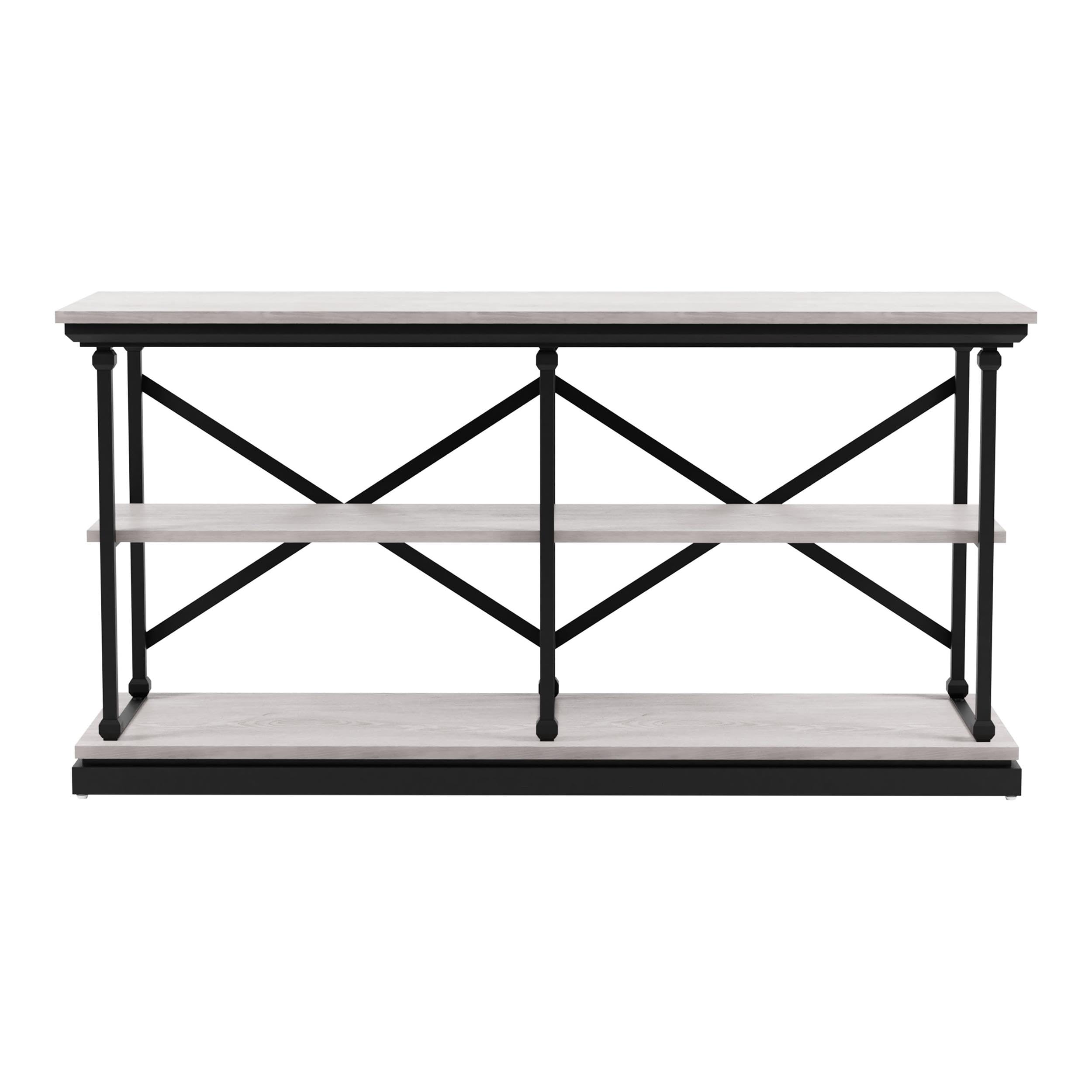 Drewden Wood Coffee Table Set - 3-Piece Antique White for Living Room