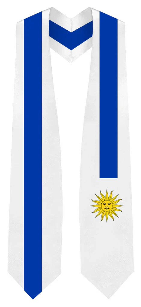 International Flag Graduation Stole - Multicolor Sash for Graduation Ceremony - Perfect for High School & College Commencement
