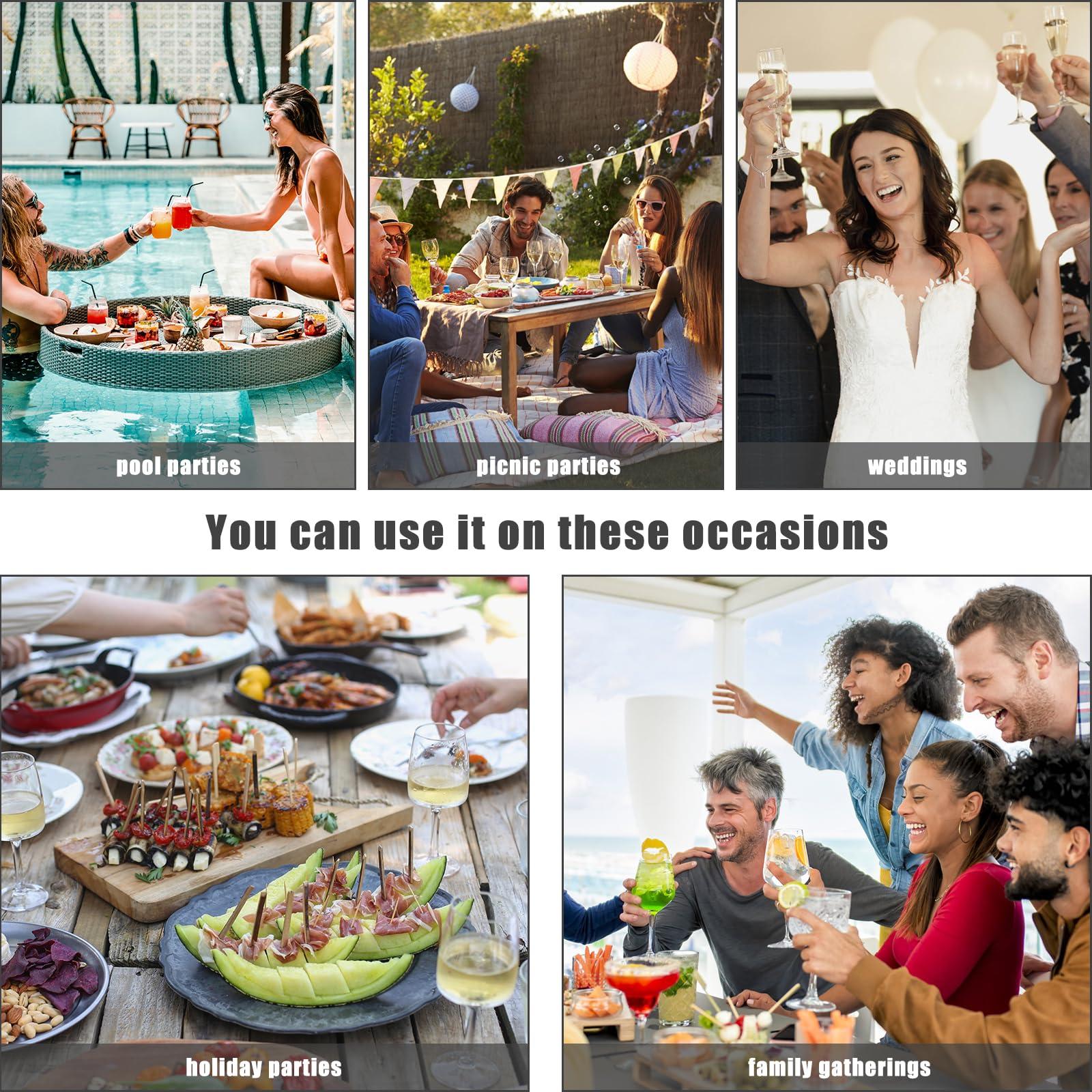 Stainless Steel Cocktail Picks Holder Set - 12 Reusable Metal Toothpicks for Appetizers, Sandwiches, BBQ & Cocktails | Perfect for Party Decor, Home Bar Accessories & Entertaining Guests