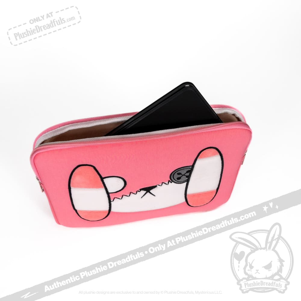 Plushie Dreadfuls BPD Rabbit Themed Zip Tablet & Laptop Sleeve Case - Perfect for Work, School & Travel Protection