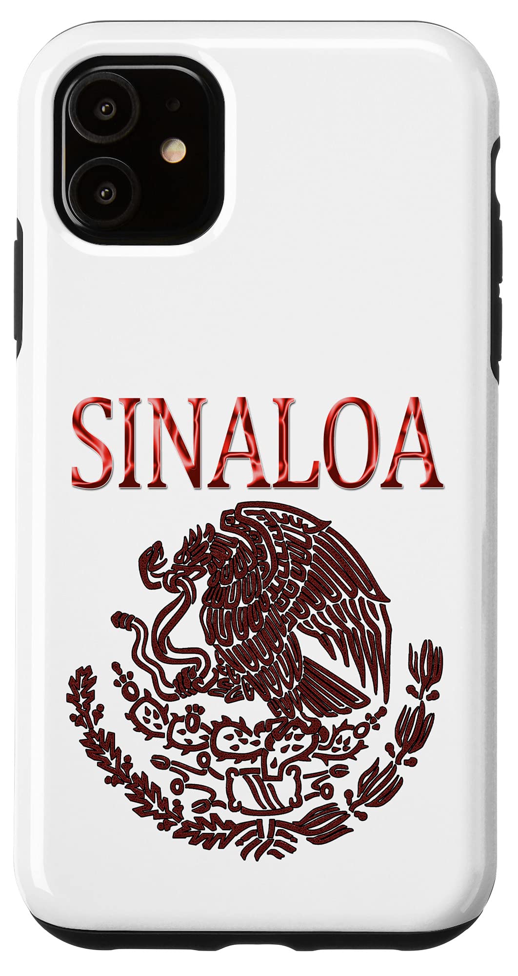 iPhone 11 Protective Case with Mexican Colt Escudo Design - Durable Slim Fit Cover for iPhone 11 (6.1 Inch) - Perfect for Travel, Work & Everyday Use