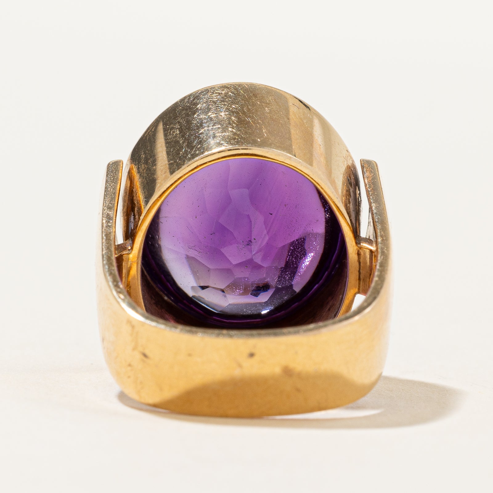 18.00ct Amethyst Cocktail Ring for Women - Size 5 | Elegant Statement Jewelry for Parties, Weddings & Special Occasions