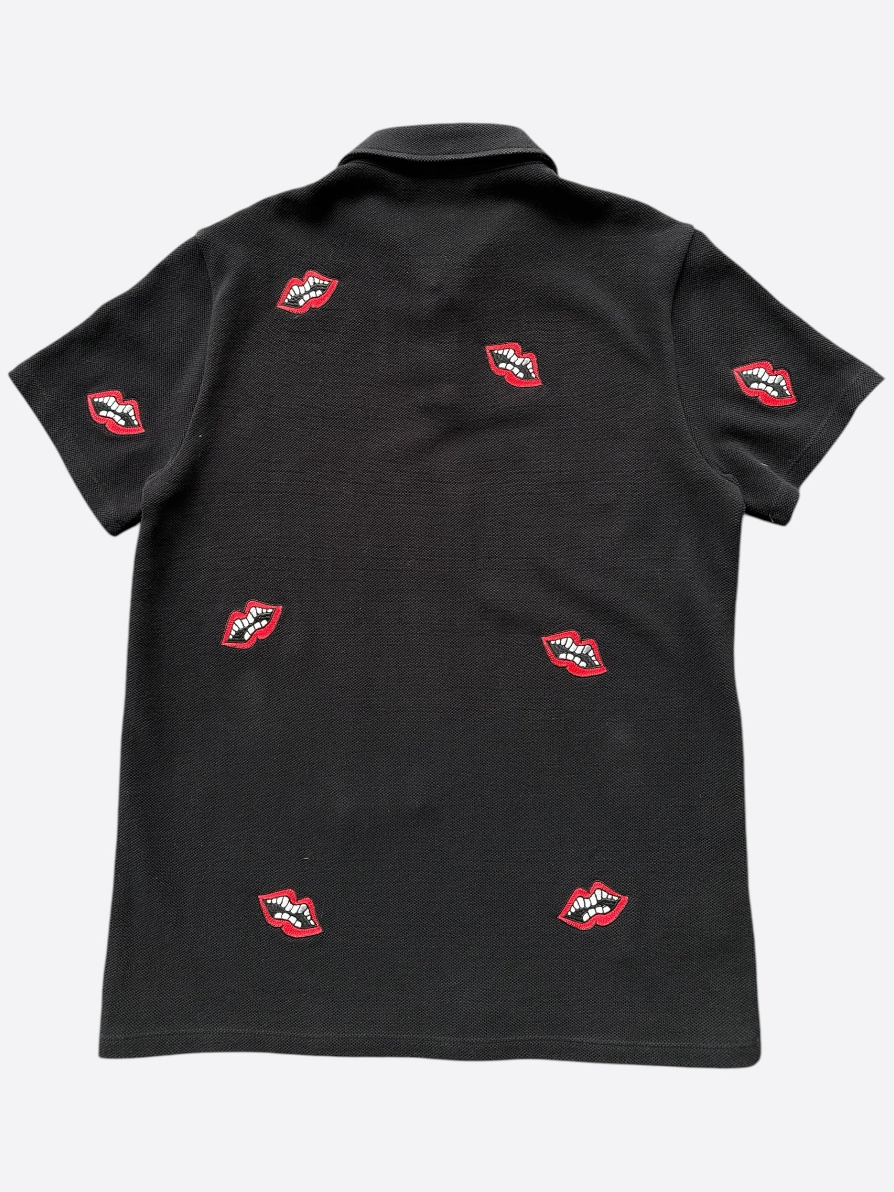 Chrome Hearts Matty Black Chomper Polo T-Shirt for Men | Premium Cotton Streetwear Fashion | Perfect for Casual Outings & Nightlife