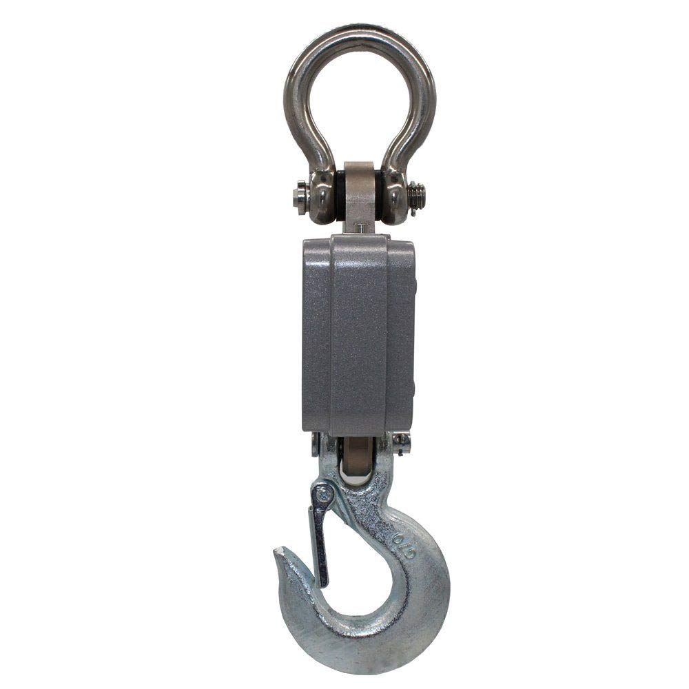 1T Smart Aluminum Digital Crane Scale - Heavy Duty Hanging Scale 1000KG/2000LBS - Perfect for Warehouses, Construction Sites & Industrial Weighing