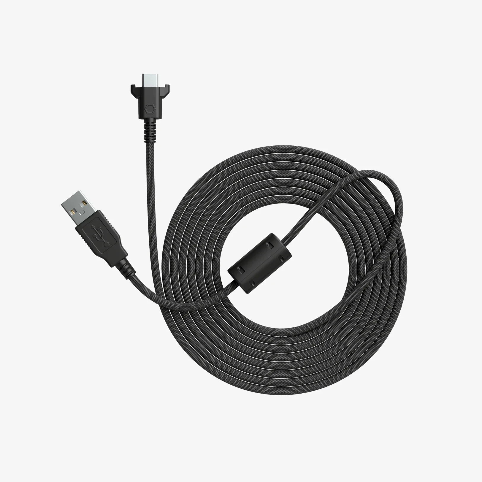Fast Charging USB C Cable for Wireless Mouse - Durable Nylon Braided Cord with Quick Charge & Data Sync - Perfect for Gaming, Office, and Travel Use