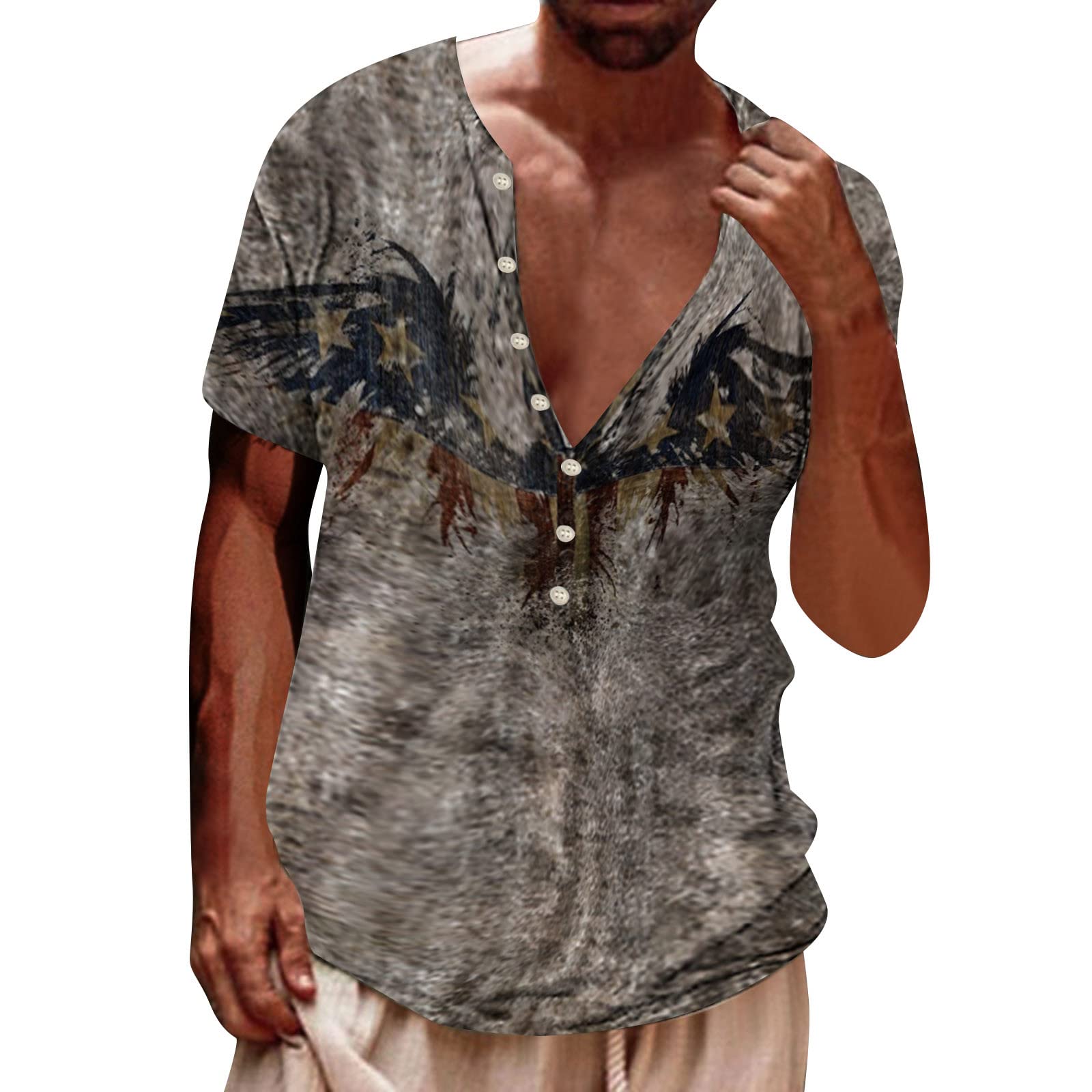 3D Printed Men's Fashion T-Shirt - Digital Graphic Short Sleeve Casual Top for Summer | Gym, Streetwear & Everyday Wear