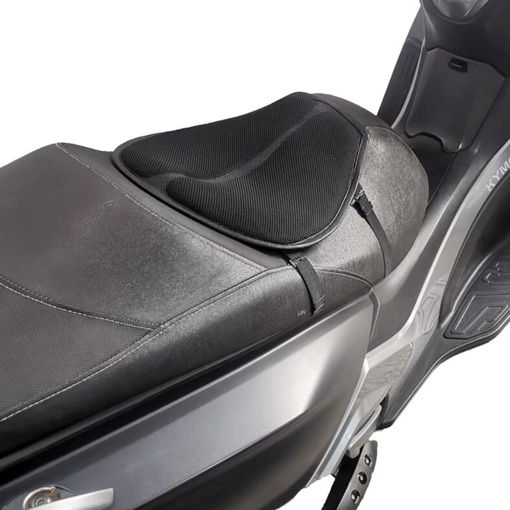 Shockproof Motorcycle Seat Cushion - Breathable Pressure Relief Pad for Comfortable Riding