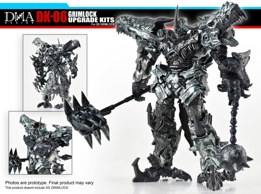 DNA Design DK 06 Upgrade Kit for SS Grimlock with Bonus Tongue - Transformers Toy Accessories for Collectors & Display Enhancement