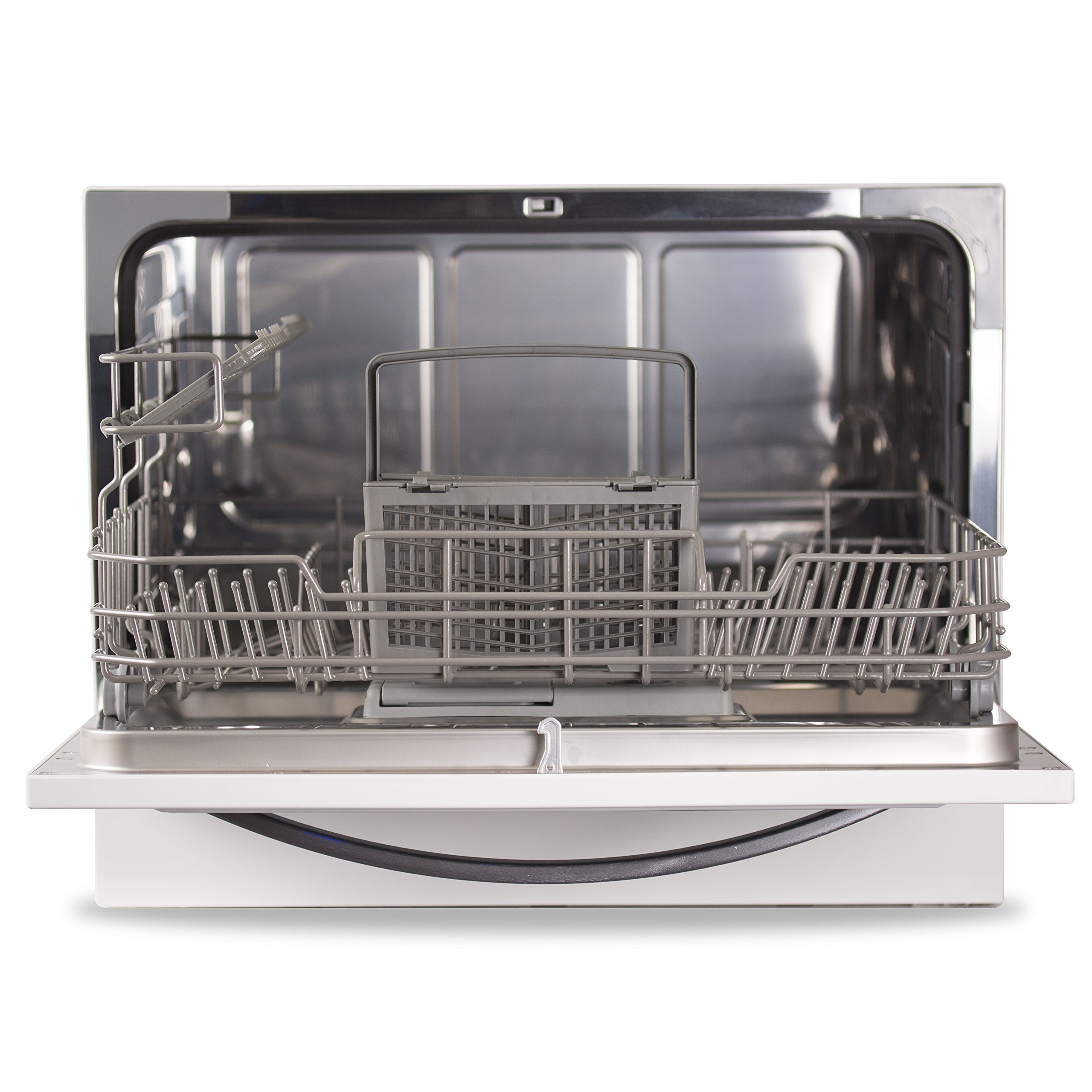 BLACK+DECKER BCD6W 6 Place Setting ENERGY STAR Certified Portable Compact Countertop Dishwasher - Perfect for Small Apartments, RVs, Dorms & Kitchenettes