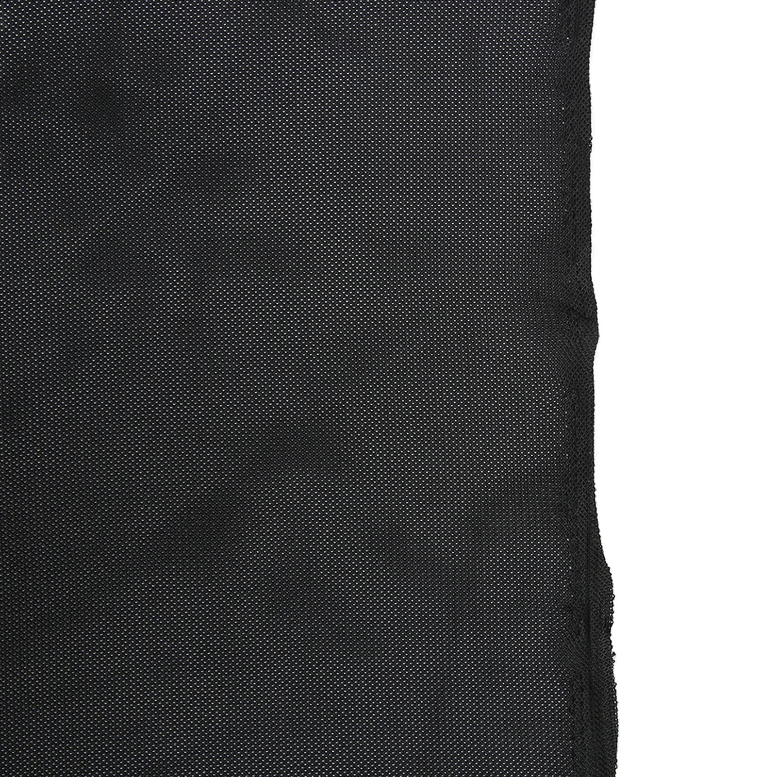 High-Quality Polyester Stereo Speaker Grille Cloth Replacement for Home, Large, and Stage Speakers - Durable Black Fabric for Speaker Housing Repair and DIY Projects