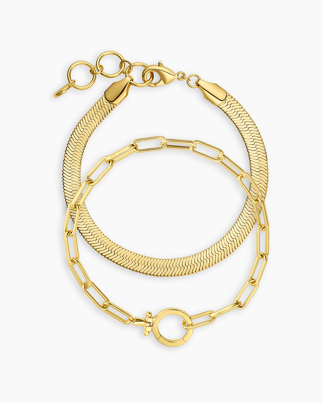 Go To Bracelet Set - Trendy Stackable Bracelets for Women - Perfect for Everyday Wear, Layering & Gifting