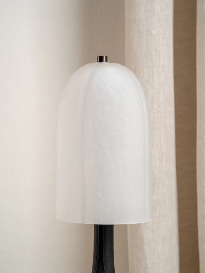 Ember Rechargeable Table Lamp - Modern Charred Wood Design for Bedroom, Living Room & Office Decor