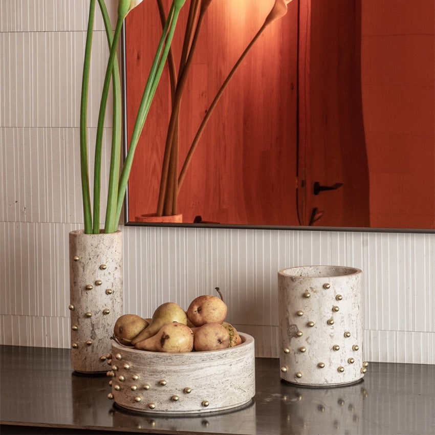 CDMX Design | Bruci Confetti Collection Vase - Handmade Ceramic Home Decor for Modern Living Rooms, Wedding Centerpieces & Boho Chic Interiors